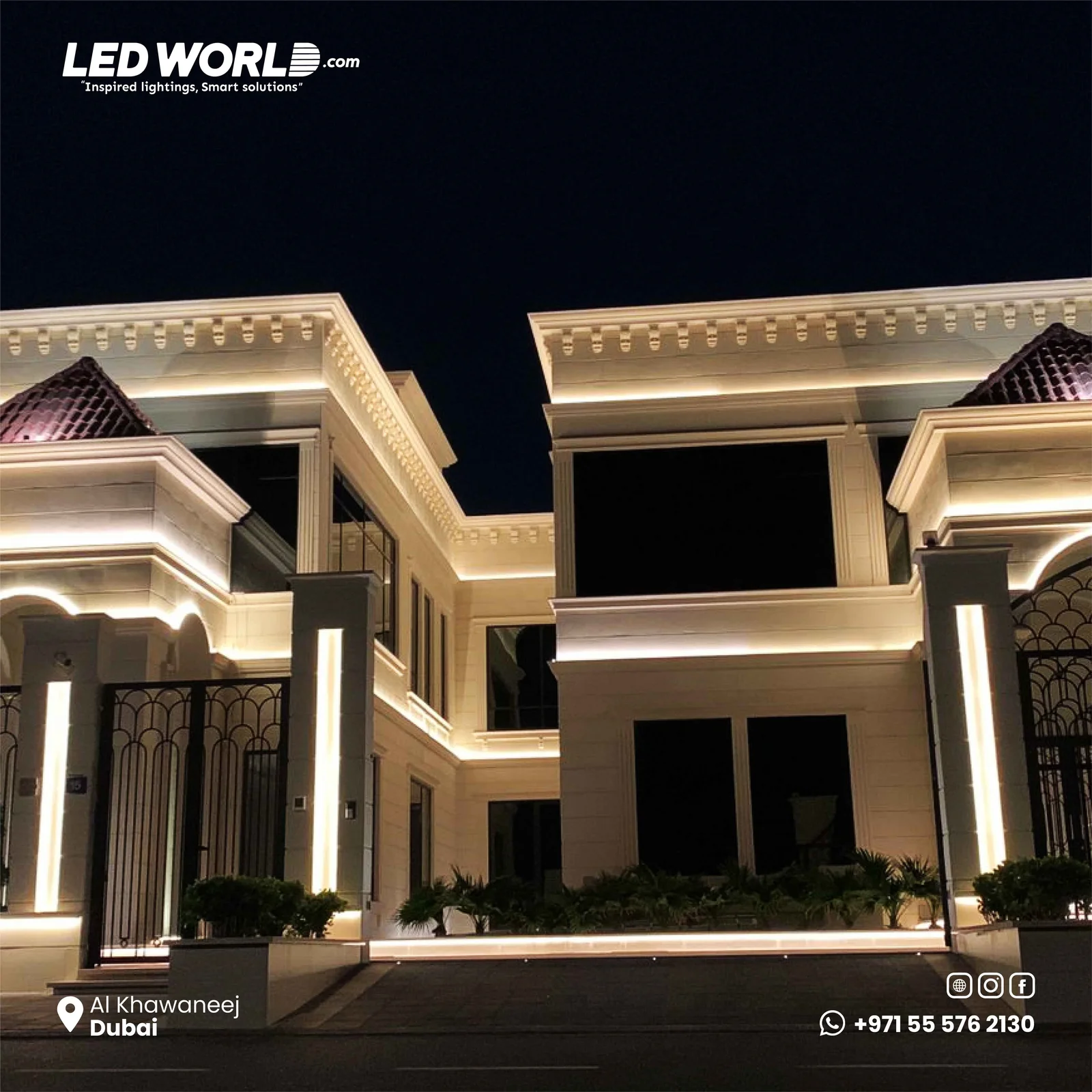 Apartment – Al Khawaneej – residential lighting by LEDWORLD – photo 4