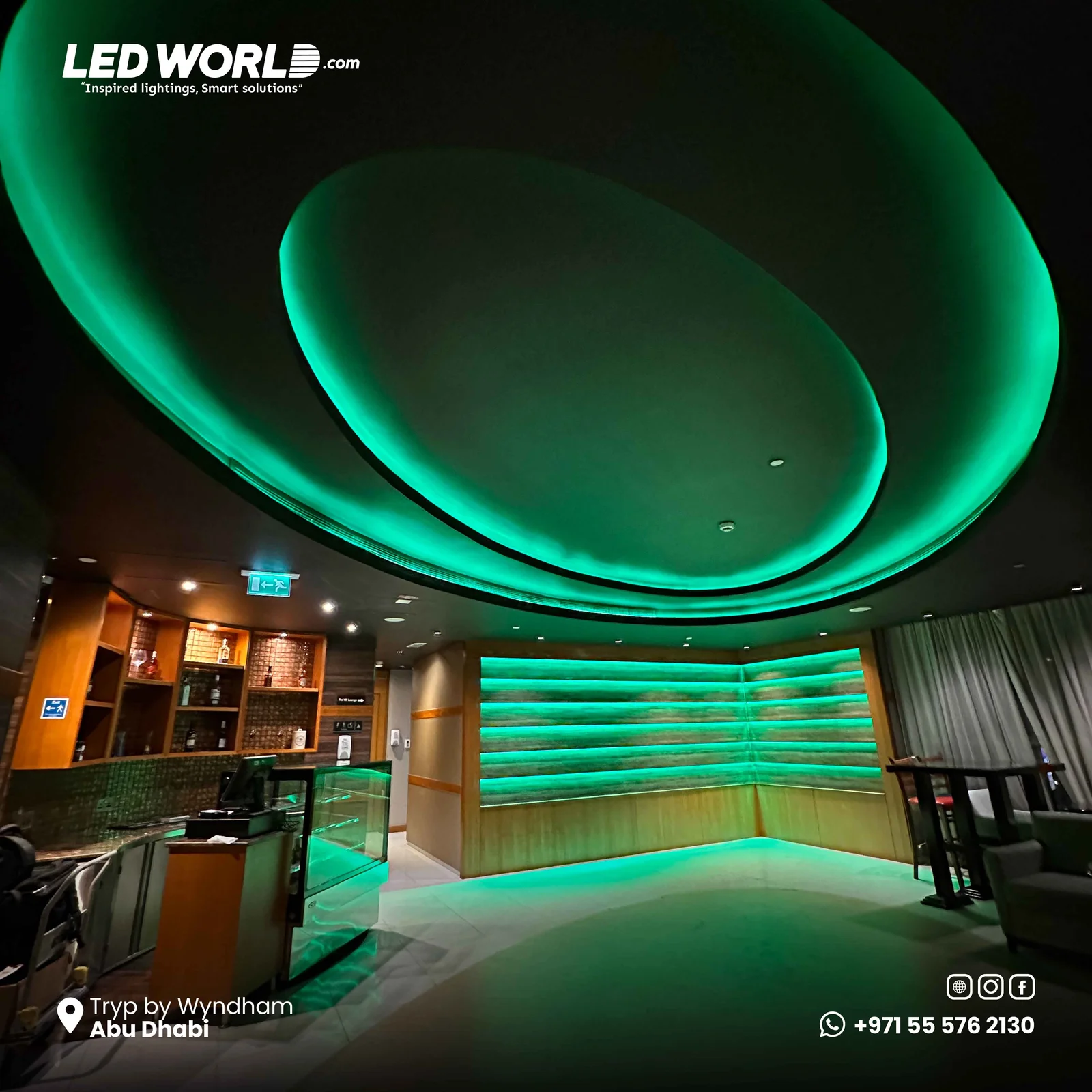 TRYP by Wyndham — photograph from the LEDWORLD project portfolio