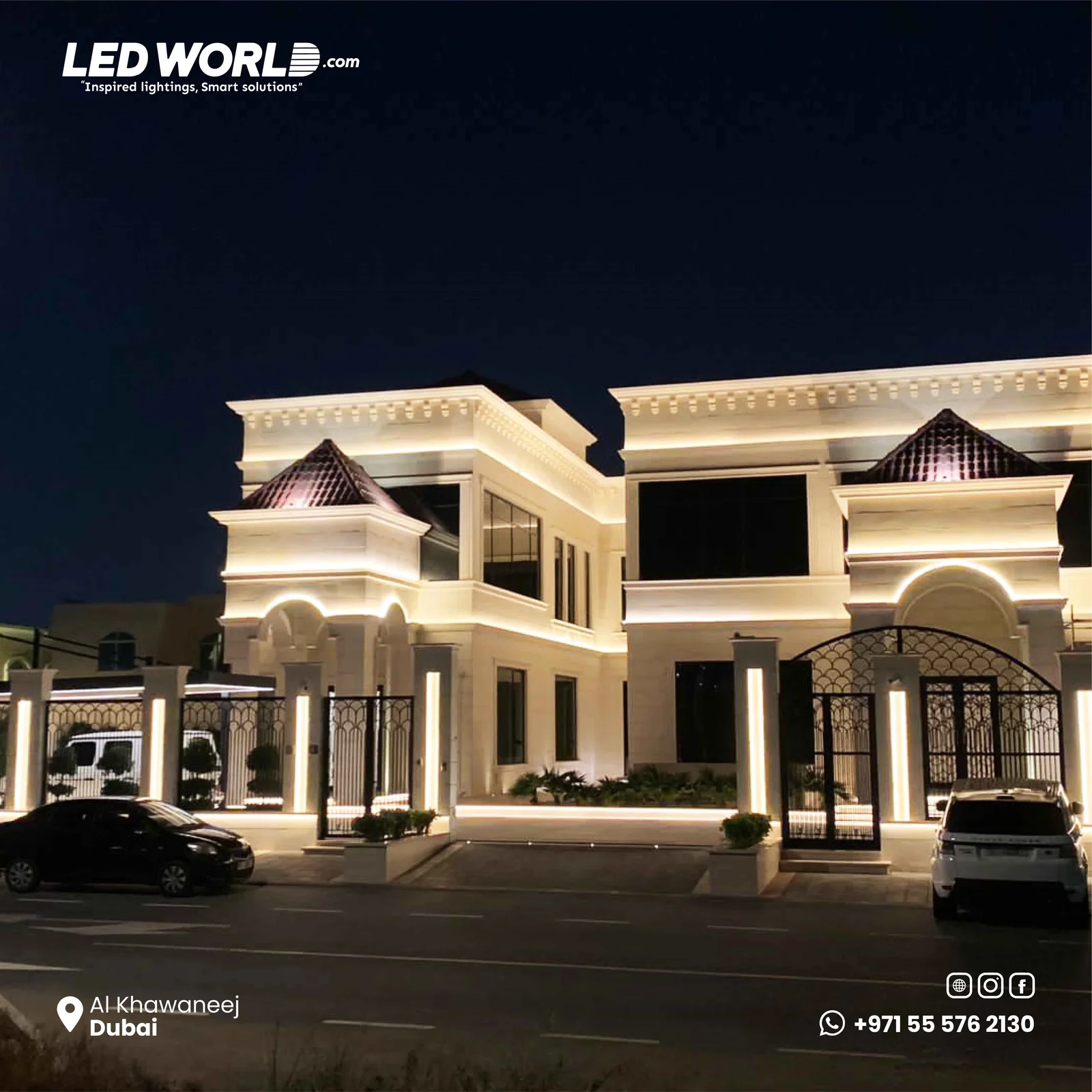 Apartment – Al Khawaneej – residential lighting by LEDWORLD – photo 2
