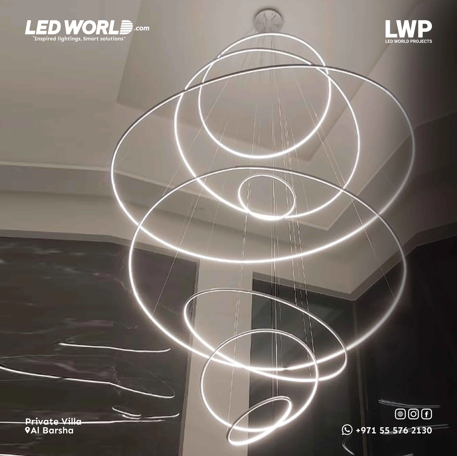 Private Villa – Al Barsha – residential lighting by LEDWORLD – photo 4