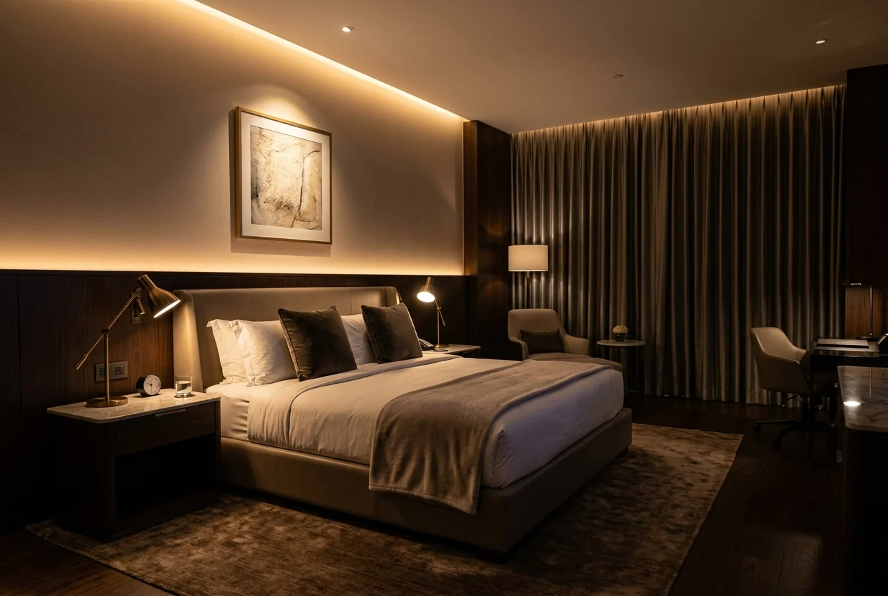 Hotel Guest Room Lighting Design