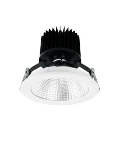 GUSSAGO - CEILING LIGHT - CHROME-PLATED METAL - SATIN-FINISH PLASTIC