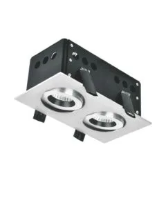 LUMIBRIGHT FILLY SERIES 2X9W 135X70X72MM IP20 SQUARE DOUBLE-HEAD SPOTLIGHT 3