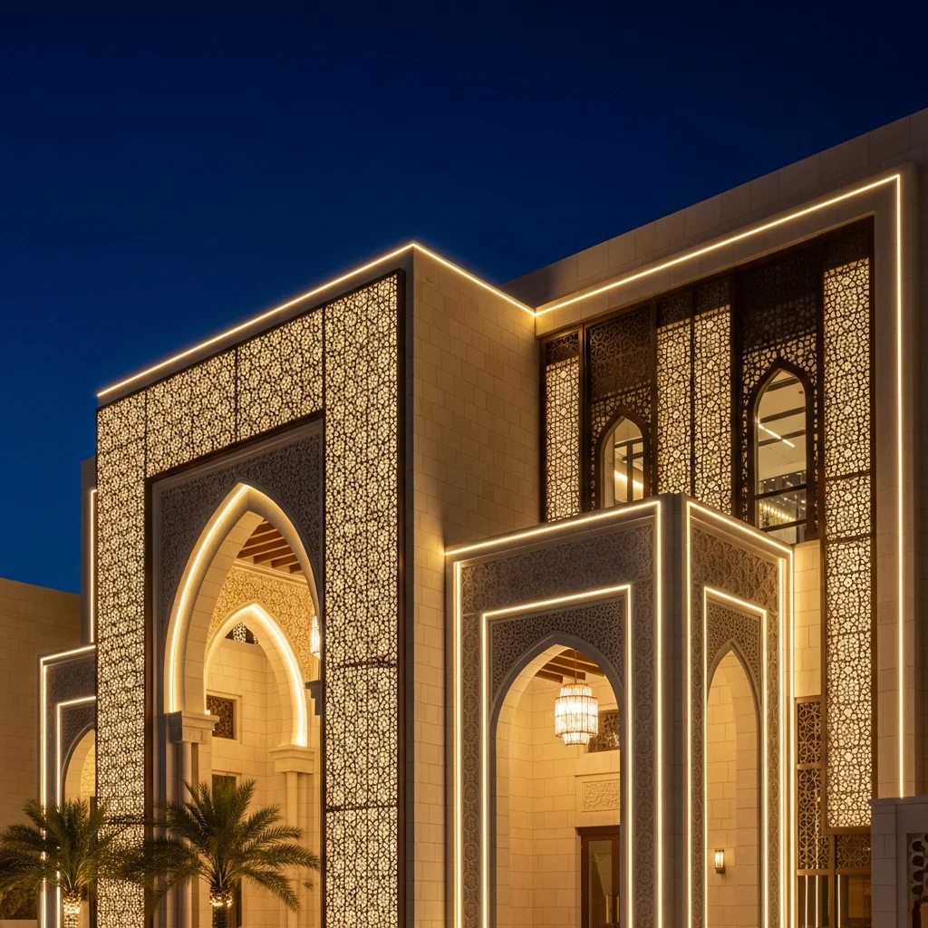 إضاءة الفلل والقصور