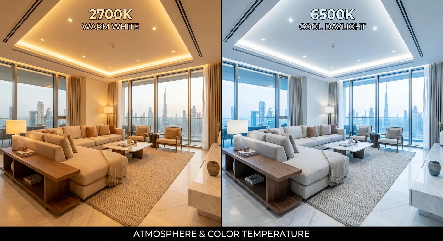 Color Temperature Guide: Choosing Between 2700K and 6500K for Your Space