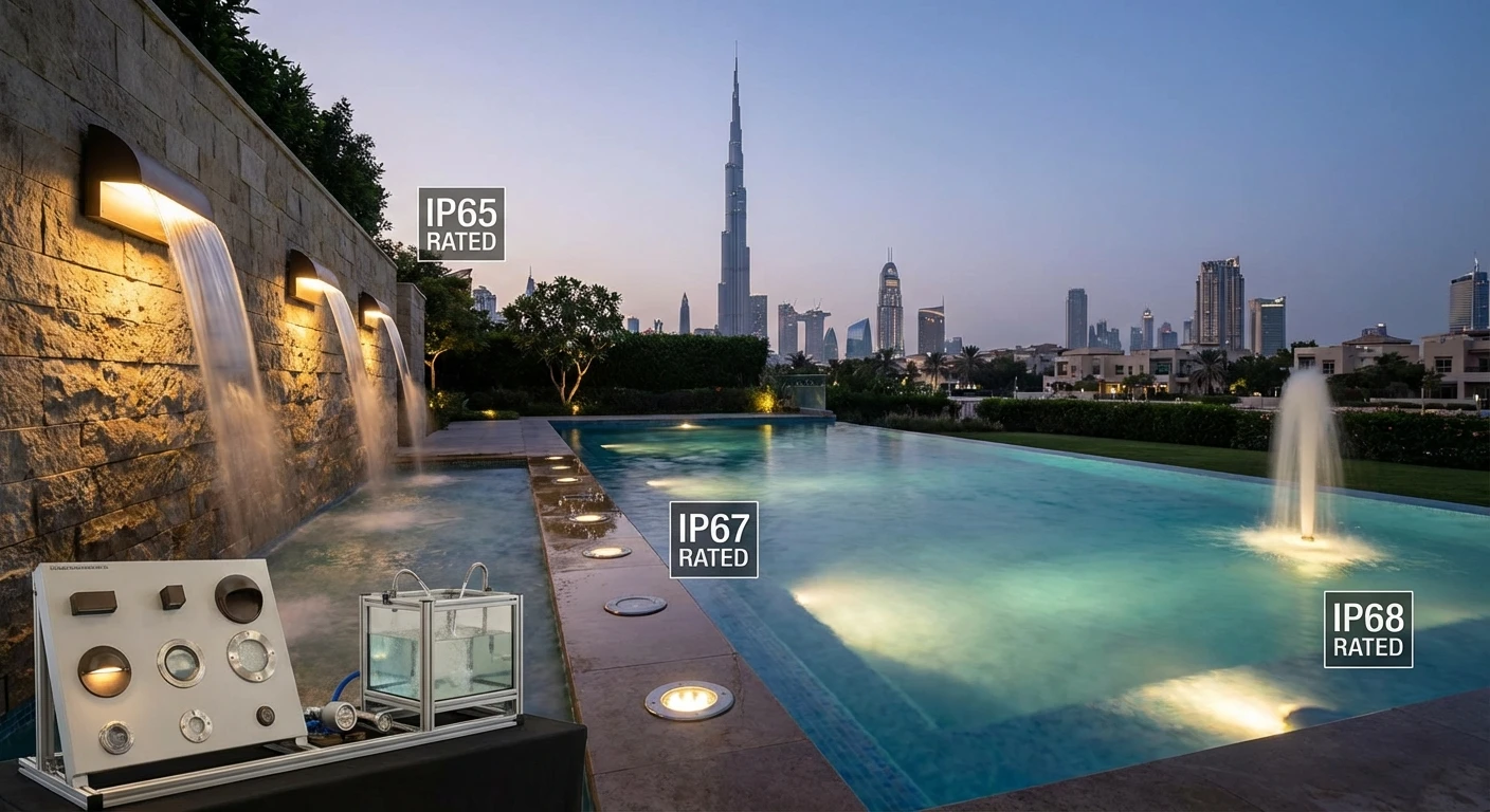 IP Ratings Explained: Choosing the Right Outdoor Lighting for Dubai