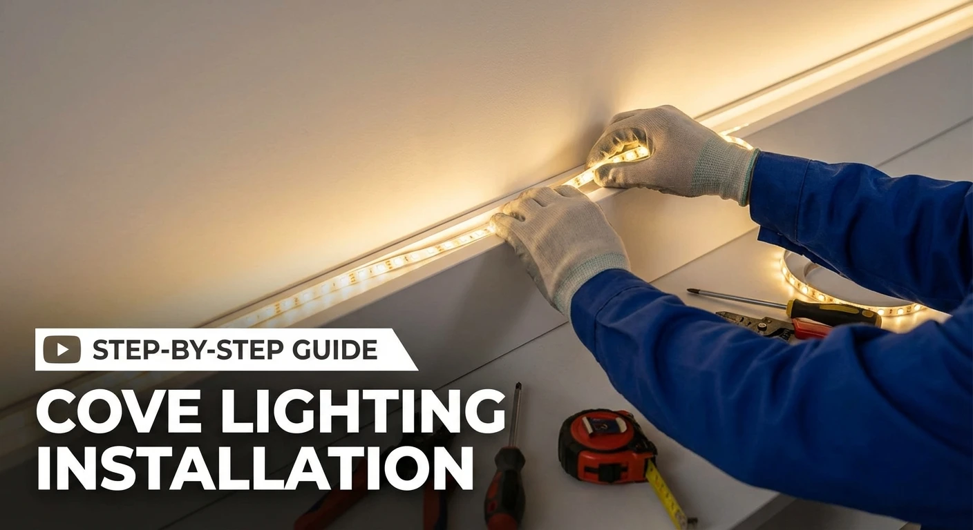 How to Install LED Cove Lighting